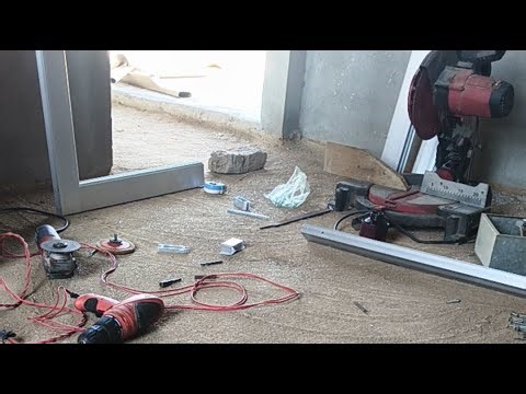Aluminium door making