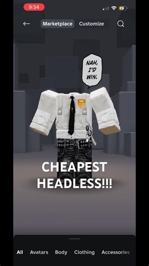 Cheapest Roblox headless!! TUT PINNED