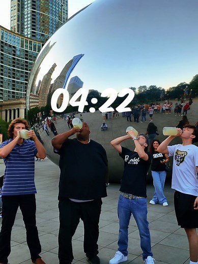 Chugging 2 Liters of Simply Lemonade at Chicago Bean