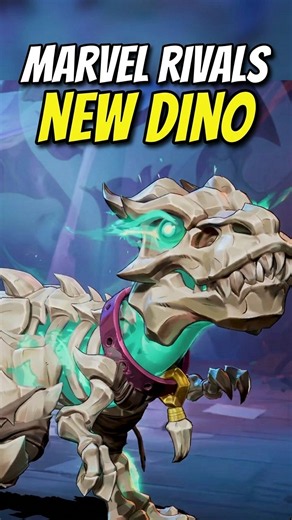Dino Dinosaur - New Skin, Emote, MVP, Showcase - Marvel Rivals