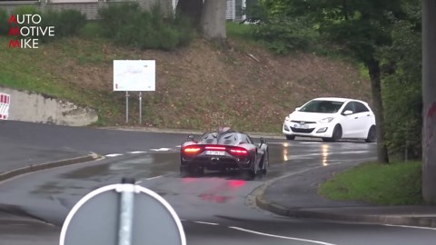 Mercedes AMG One testing at the Nürburgring with F1 inspired hybrid power and aero focus