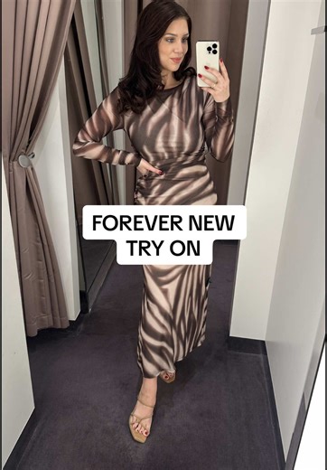 Alannah Mesh Dress Try-On from Forever New