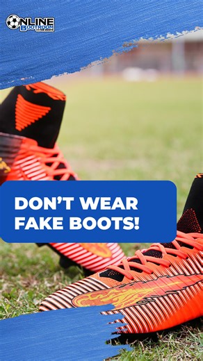 Online Bootroom | Fake boots don’t just cost money, they affect performance. Poor materials reduce touch. Weak soleplates increase injury risk. At any... | Instagram