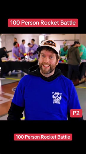 100 Person Rocket Battle #person #rocket #battle #fyp