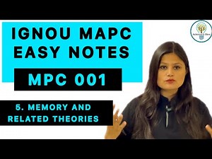 MPC 001 Easy Notes Explanation Part 5 #ignoumapc #mpc001
