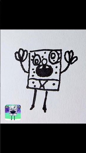 How to draw DoodleBob | SpongeBob Tower Defense Roblox #drawing