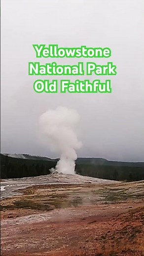 Yellowstone National Park Old Faithful Geyser Eruption Time-Lapse #yellowstone #wyoming