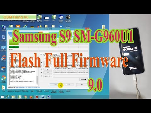 Samsung Galaxy S9 G960U1 Flash Firmware File 9.0 by Odin 3.13.3.