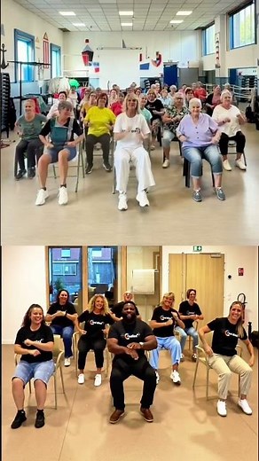 Can You Complete This Challenge Sitting Down ? DIGIDI DIGIDI #chair #creadiaz #chairexercises