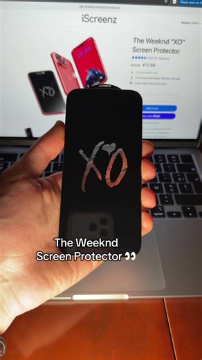 The Weeknd “XO” Screen Protector 👀 #theweeknd #xo #afterhours #trilogy