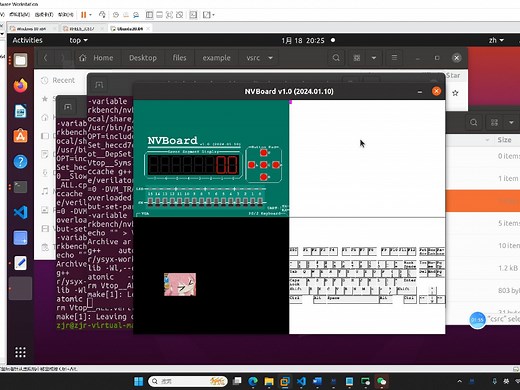 Verilog复健之数逻H综合实验&南京大学NVboard虚拟板卡仿真深体验