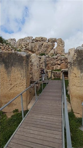 Ġgantija temple complex in ise of Gozo, Malta