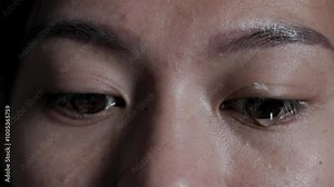 Crying Woman, Sad unhappy grieving crying woman with tears eyes closeup, sadness People with depression.