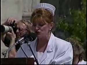 Laura Gasparis Vonfrolio RN PhD - Nurses March on Washington