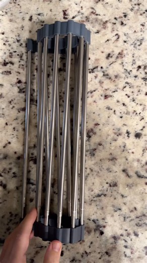 This is one of those quiet kitchen upgrades that just makes everything easier. Different compartments for dishes, utensils, and produce, dries right over the sink, and then rolls up when you’re done. No counter clutter. No bulky rack on your kitchen island. Link in bio. ad #kitchenorganization #kitchenfinds #kitchenupgrade #homesimplified #organizedhome smallkitchensolutions counterspacesaver kitchenessentials homefinds dailyhome cleankitchen | The Art Kit