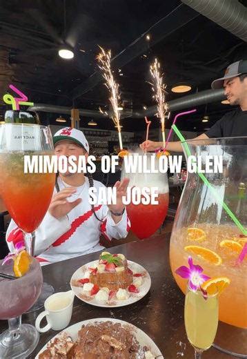 REALLY BIG DRINKS AND REALLY GOOD BRUNCH Mimosas Of Willow Glen In San Jose! @Mimosas Willow Glen #brunch