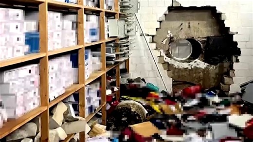 German bank robbed by thieves who drilled into vault