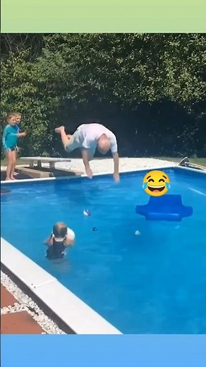 This pool jump went WRONG 😂💦 | Full video on my channel 😂💦