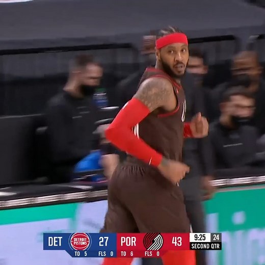 722K views · 6.8K reactions | Relive the BEST of Carmelo Anthony for the Portland Trail Blazers during the 2020-21 season! | NBA | Facebook