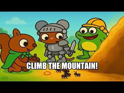 Conquering the Anthill Mountain! | Cartoon for Kids | Animated Bedtime Stories for Kids | Moviebooks