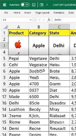 Excel Sheet 😍 #excel #spreadsheetmagic #shorts