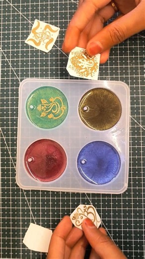 How to Use Embossed Stickers on Resin ✨| Rangula Lokam