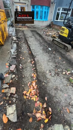 ️ Today we visited a client who wanted to level the front garden for...