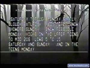 Weather Channel Local Forecast 1987