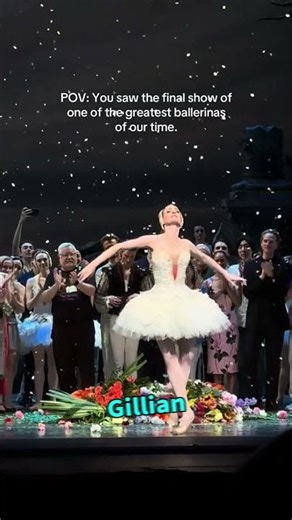 This ballerina was performing her final show