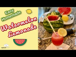 Easy Homemade Watermelon Lemonade