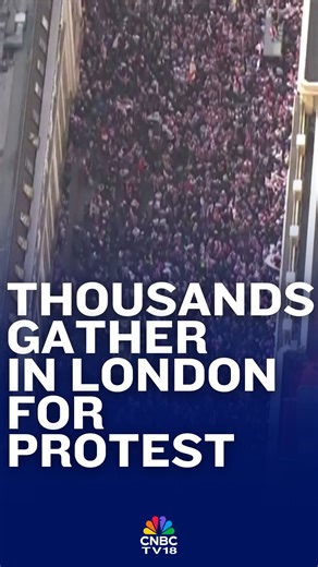 43K views · 411 reactions | Thousands have gathered in central London...