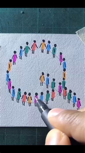 easy 3d Q letter drawing