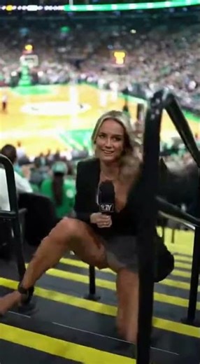 Woman Falls During Live NBA Game #basketball #fail #shorts