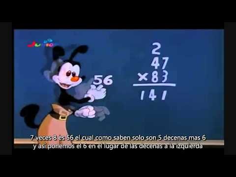 Animaniacs - Multiplication song (Sub español latino)