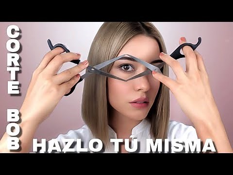 COMO HACERTE EL CORTE BOB TU MISMA / Despunte de cabello corto ( MELENA )
