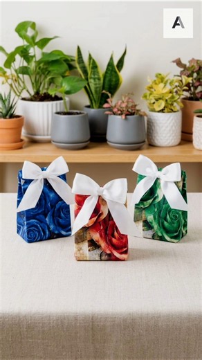 DIY Eco-Friendly Mini Gift Bags | Upcycled Soap Box Craft 🎁 #craftyideas #recyclingideas #easy