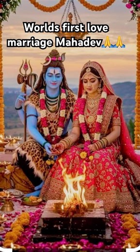 Mahadev Ki Shaadi ❤️ Shiv Shakti Vivah Moments #ytshorts #mahadev #shorts #shivshankar #bholenath