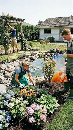 Stunning Backyard Koi Pond Installation | Complete Transformation Time-Lapse