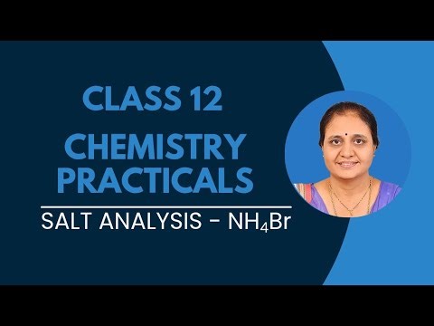 Salt Analysis (NH₄Br) | Class 12 Chemistry Practical | Beyond the Beaker