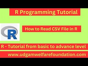 How to Read a CSV File in R Programming,Import CSV in R, Use head(), tail(), mean() Functions