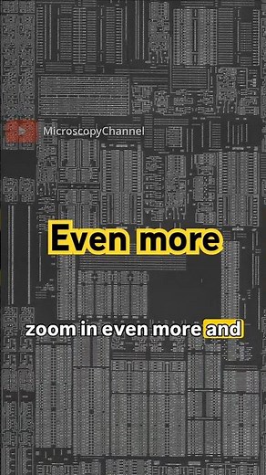 CPU in optical vs electron microscope #microscope #science #intel #technology