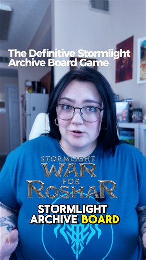 The Definitive Stormlight Archive board game, but… what does that mean? Find out! Follow the page ⛈️