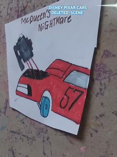 DISNEY PIXAR CARS 1 DELETED SCENE ARTSTYLE #LIGHTNINGMCQUEEN #DISNEYCARS1