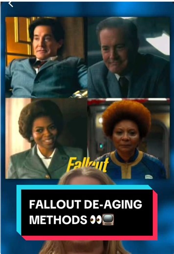 FALLOUT DE-AGING METHODS 👀📺 #falloutseries #fallouttvseries #falloutshow #falloutseason2 #falloutgames #falloutnewvegasgame #newvegas #hankmclean #hankmcclean #deaging #gametoks