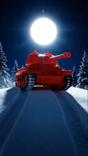 Toy Soldiers Stop Motion | Moonlit Snow Trench Battle + Tank Ambush