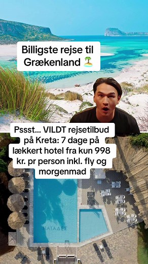 Fantastisk rejsetilbud til Kreta: Kun 998 kr. pr. person!