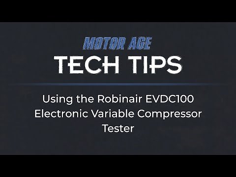 Tech Tip – Robinair EVDC100 Electronic Variable Compressor Tester