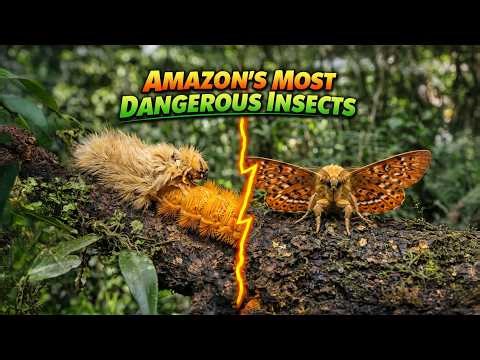 Amazon’s Most Dangerous Insects | Venomous Caterpillars & Deadly Wasps | Planet Fauna