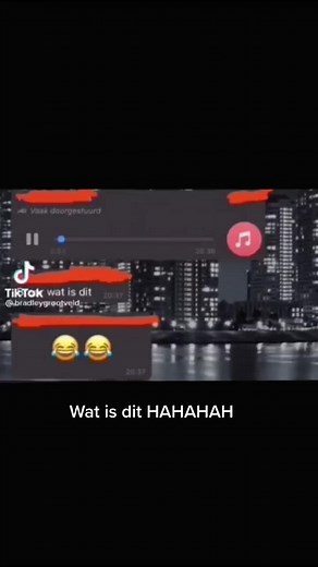 Messaging App Conversation Captured in Cityscape