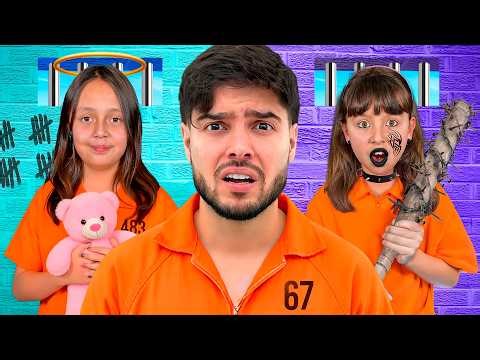 PRISIÓN de NIÑA BUENA vs NIÑA MALA !!